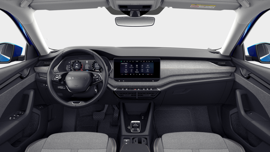 Škoda Octavia, 1,5 TSI m-HEV 110 kW 7° automatická DSG, barva modrá