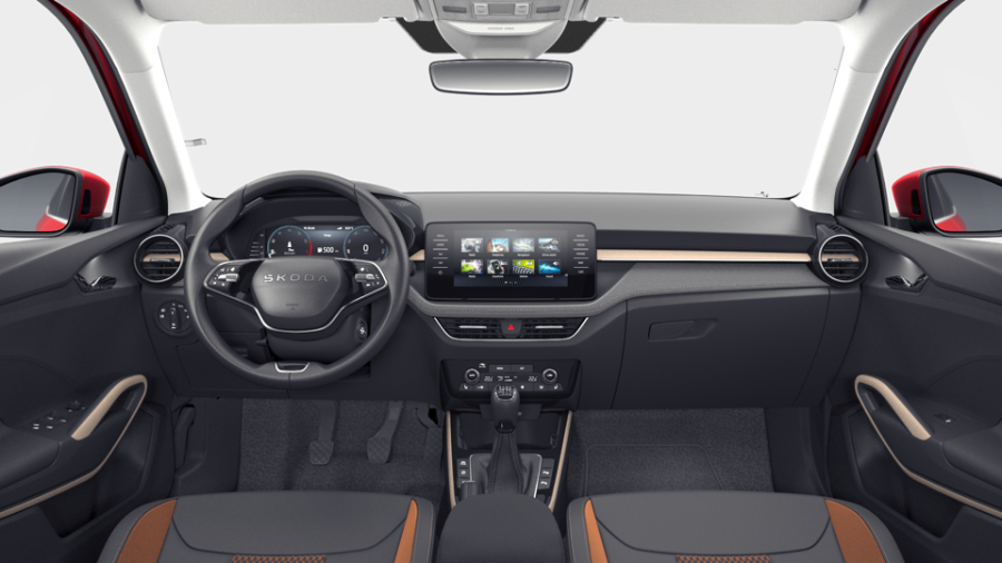 Škoda Fabia, 1,0 TSI 85 kW 6° manuální, barva červená