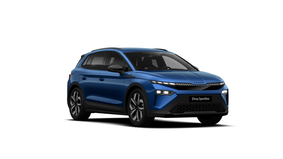Škoda Elroq, 82 kWh 220 kW 1° převodovka 4x4, barva modrá