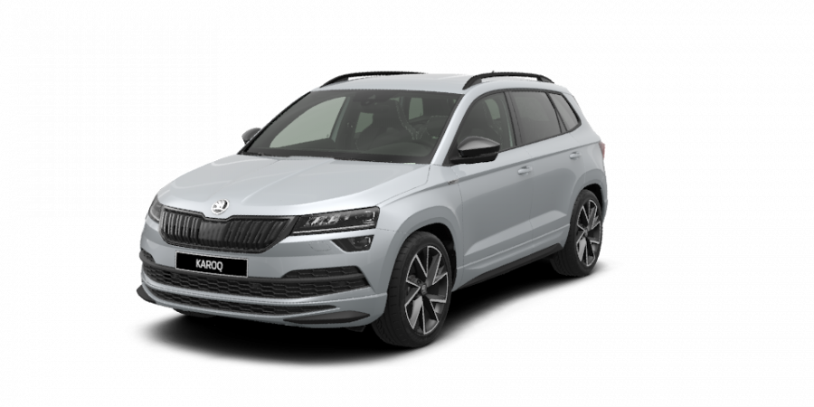 Škoda Karoq, 2,0 TSI 140 kW 7-stup. automat. 4x4, barva stříbrná