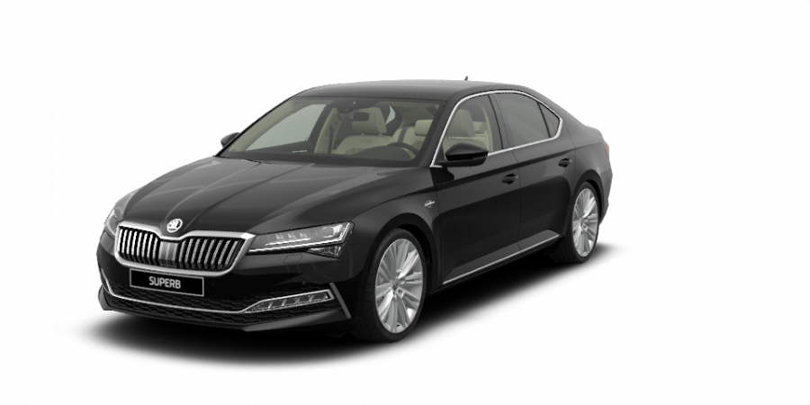 Škoda Superb, 2,0 TDI 147 kW 7-stup. automat. 4x4, barva černá