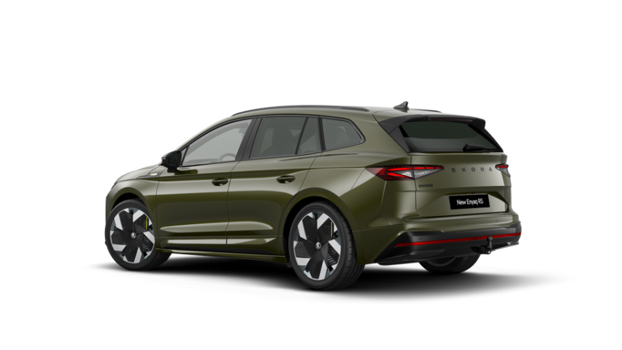 Škoda Enyaq iV, 84 kWh 250,00 kW 1° automatická 4x4, barva zelená