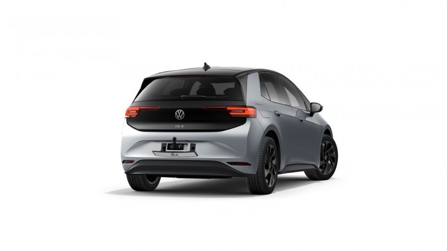 Volkswagen ID.3, ID.3 Tech, výk. 150 kW, kapac. 58 kWh, barva stříbrná
