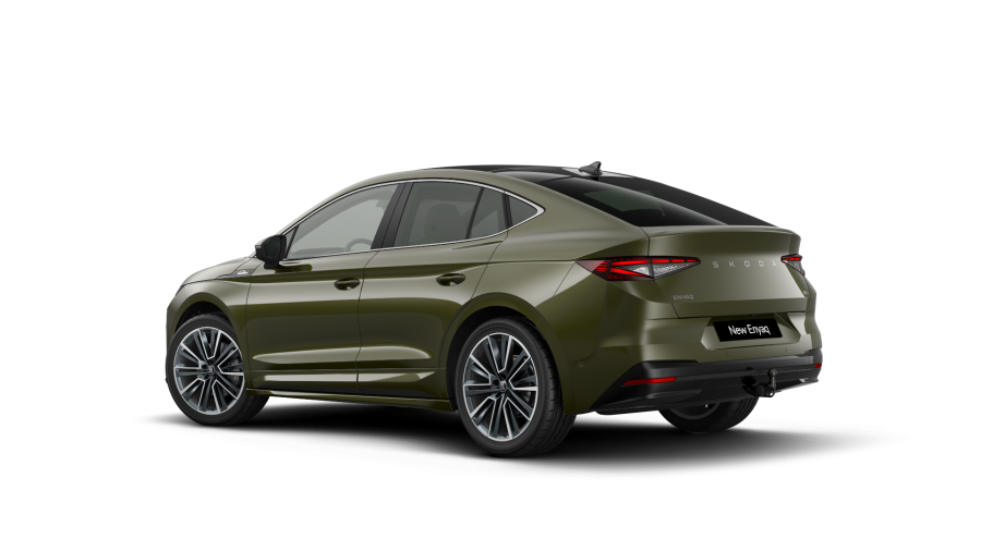 Škoda Enyaq iV, 82 kWh 220 kW 1° převodovka 4x4, barva zelená