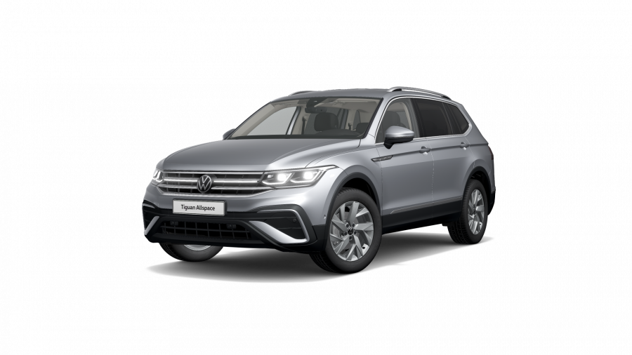 Volkswagen Tiguan Allspace, Allspace Life 2,0 TDI 110 kW 4M 7DSG, barva stříbrná