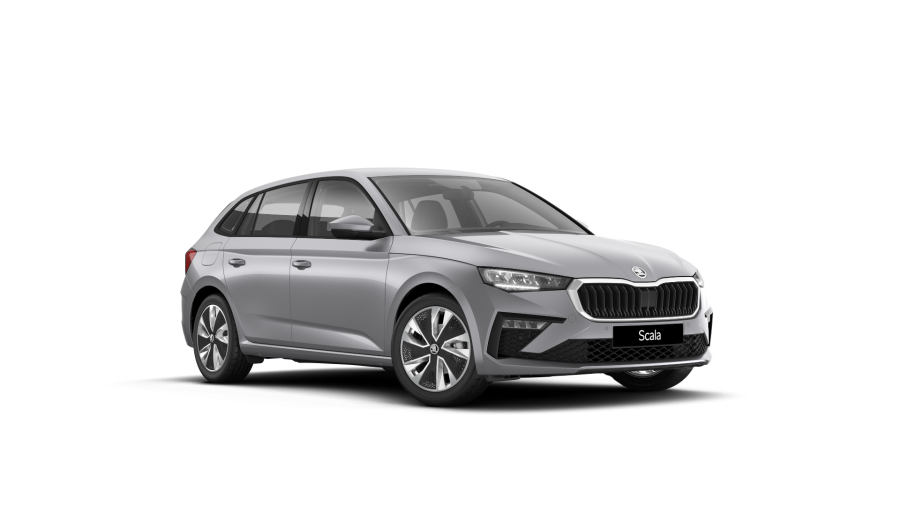 Škoda Scala, 1,0 TSI 85 kW 6° manuální, barva stříbrná
