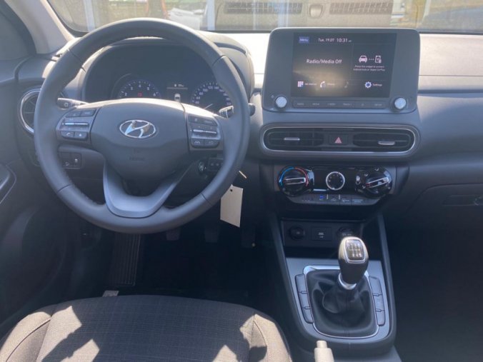 Hyundai Kona, 1,0 T-GDI 88 kW MT PE, barva bílá