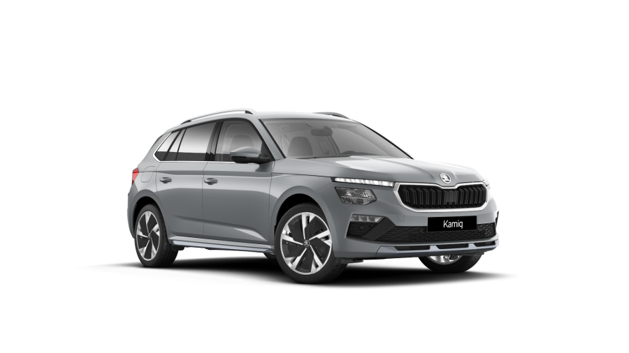 Škoda Kamiq, 1,0 TSI 85 kW 7° automatická DSG, barva stříbrná