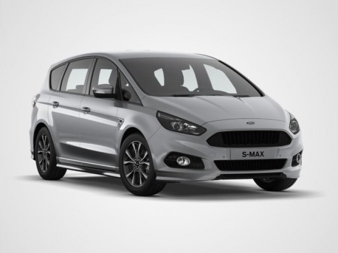 Ford S-MAX, S-MAX ST-LINE, 2.0 ECOBLUE 190 K, 8ST AUT, AWD, barva stříbrná