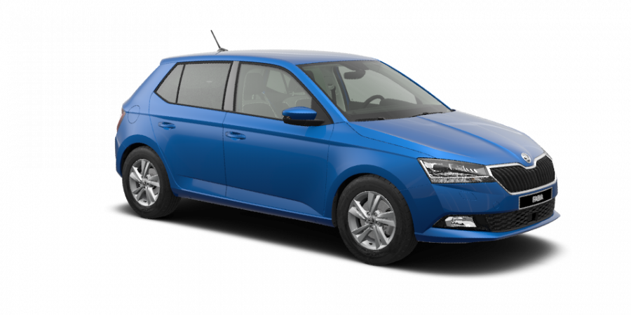 Škoda Fabia, 1,0 TSI 81 kW 6-stup. mech., barva modrá