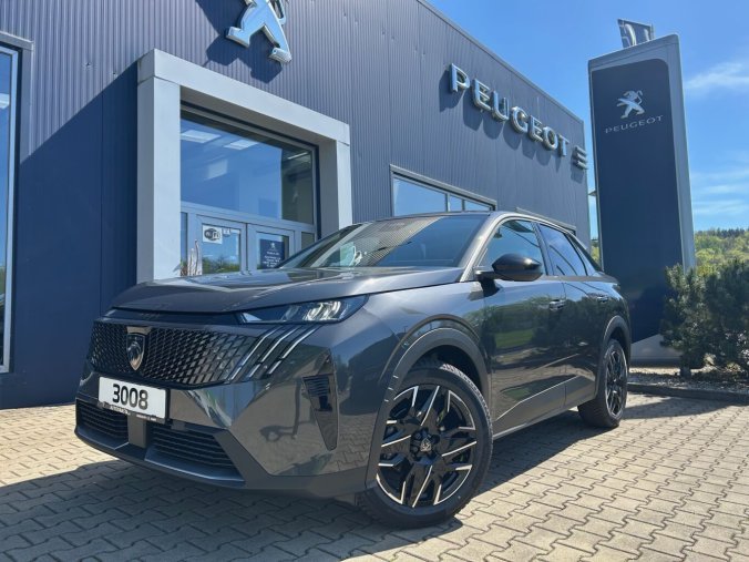 Peugeot 3008, Peugeot 3008 ALLURE Hybrid 145k e-DCS6, barva šedá