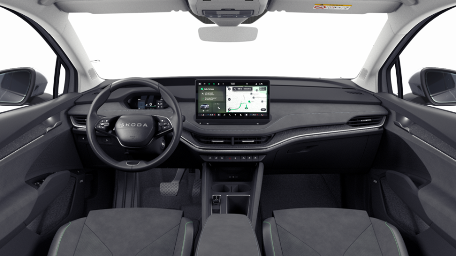 Škoda Enyaq iV, 82 kWh 1° automatická, barva stříbrná