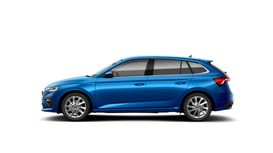 Škoda Scala, 1,5 TSI 110 kW 7-stup. automat., barva modrá
