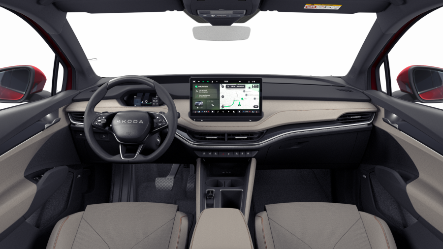 Škoda Enyaq iV, 82 kWh 210 kW 1° automatická 4x4, barva červená