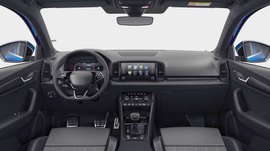 Škoda Karoq, 1,5 TSI 110 kW 7° automatická DSG, barva modrá