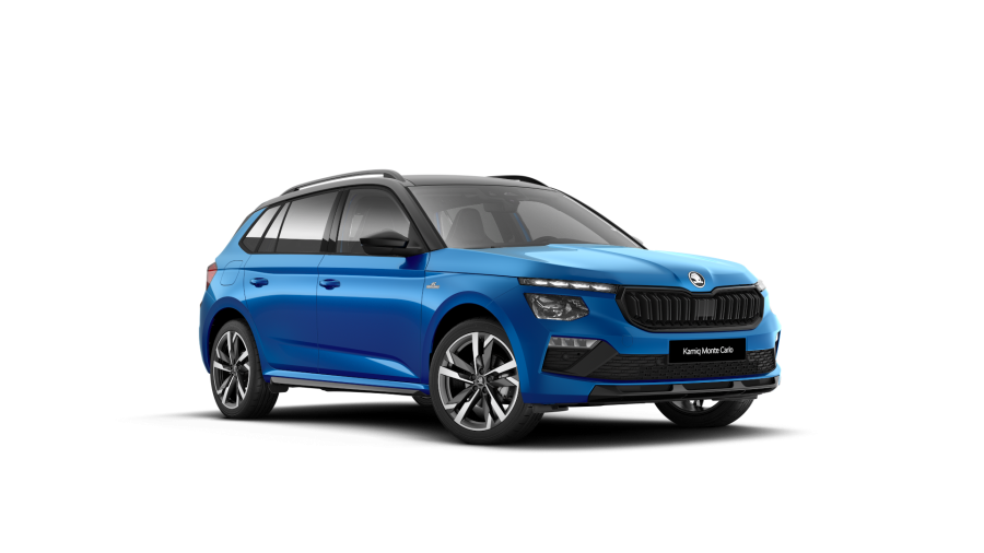 Škoda Kamiq, 1,0 TSI 85 kW 7° automatická DSG, barva modrá