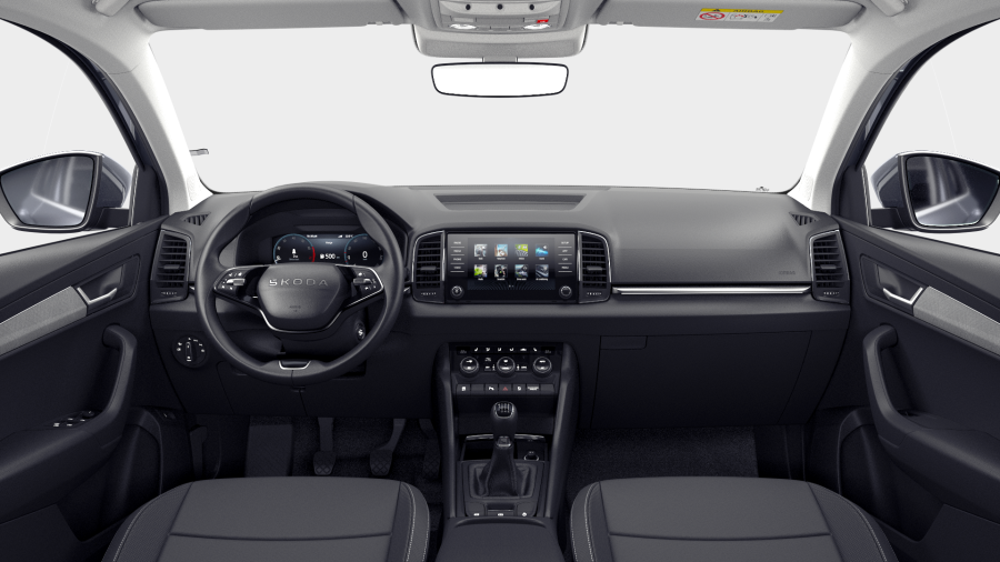 Škoda Karoq, 1,5 TSI 110 kW 6-stup. mech., barva šedá