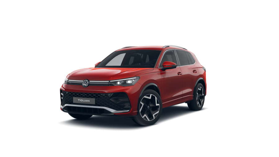 Volkswagen Tiguan, Tiguan R-Line 1,5 eTSI 110 kW mHEV, barva červená