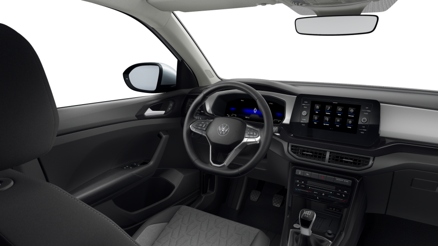 Volkswagen T-Cross, T-Cross People 1.0 TSI 70 kW 5G, barva stříbrná