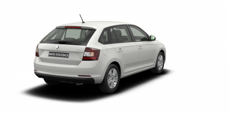 Škoda Rapid, 1,0 TSI 70 kW 5-stup. mech., barva bílá