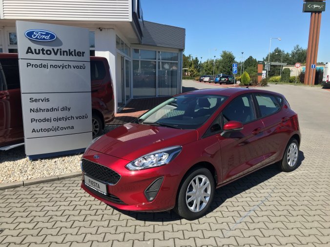 Ford Fiesta, Trend, 5dveřová, 1,0 EcoBoost 70 kW/95 k, 6st. manuální, barva červená