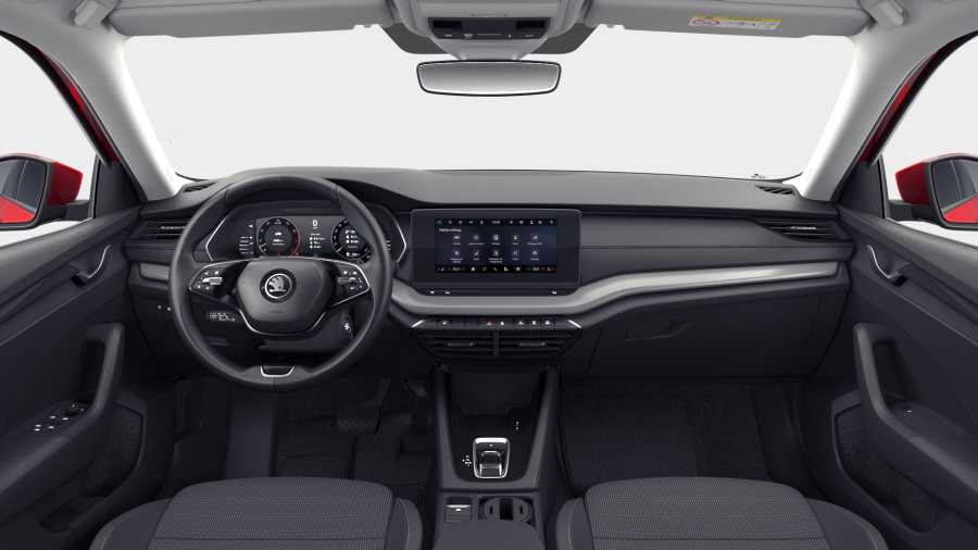Škoda Octavia, 1,5 TSI m-HEV 110 kW 7° automatická DSG, barva červená