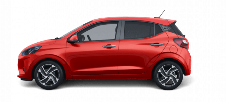 Hyundai i10, 1,0i 49 kW (95 NAT) 5 st. man, barva červená