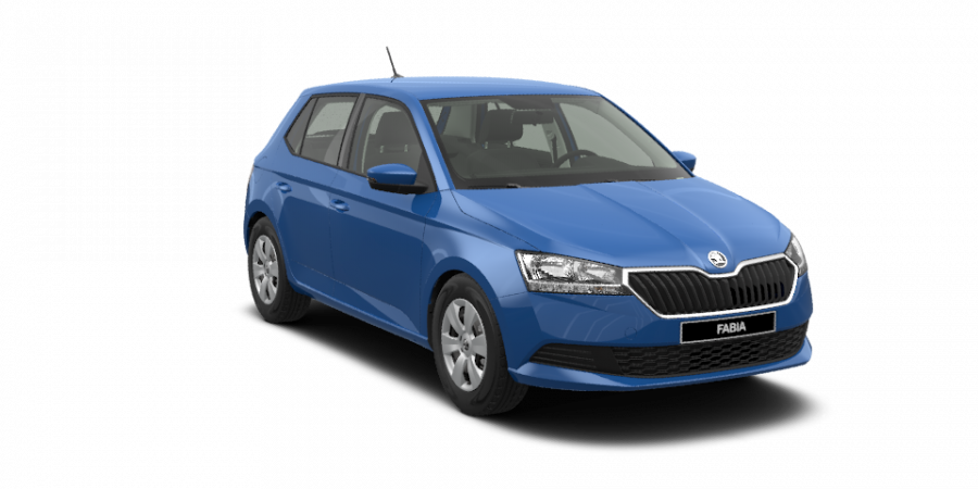 Škoda Fabia, 1,0 TSI 70 kW 5-stup. mech., barva modrá