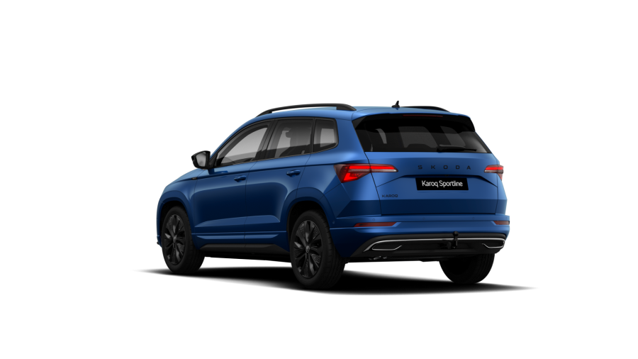 Škoda Karoq, 1,5 TSI 110 kW 7-stup. automat., barva modrá