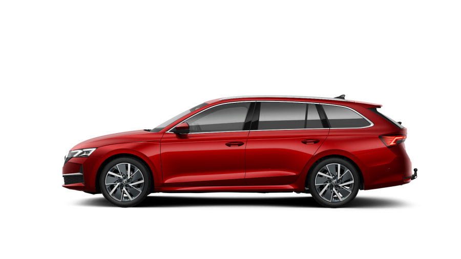 Škoda Octavia, 2,0 TDI 110 kW 7° automatická DSG, barva červená