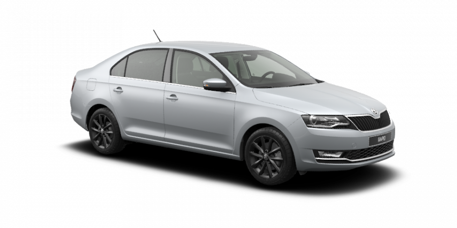 Škoda Rapid, 1,0 TSI 81 kW 6-stup. mech., barva stříbrná