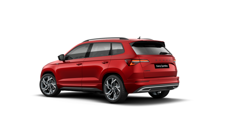 Škoda Karoq, 2,0 TSI 140 kW 7-stup. automat. 4x4, barva červená