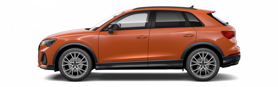 Audi Q3, Q3 S line 35 TDI 110 kW q, barva oranžová