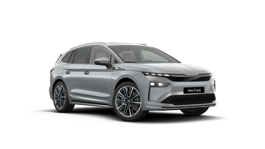 Škoda Enyaq iV, 82 kWh 210 kW 1° automatická, barva stříbrná