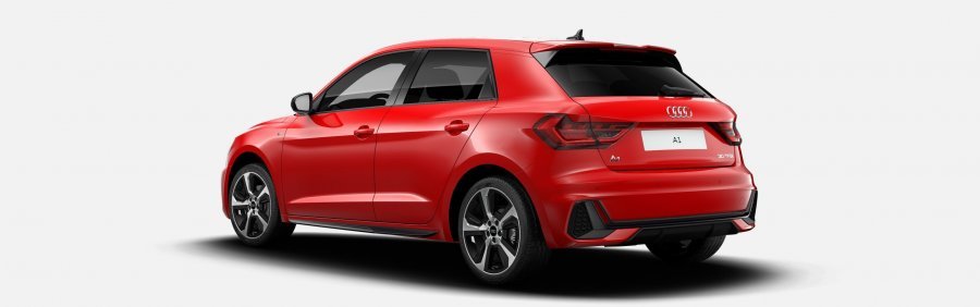 Audi A1, A1 Sportback S line 30 TFSI 81 kW, barva červená