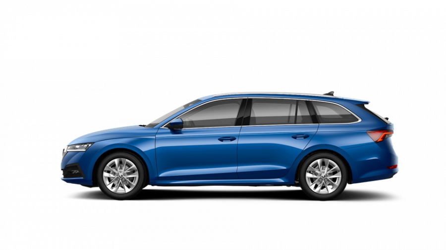 Škoda Octavia, 1,5 TSI 110 kW 6-stup. mech., barva modrá