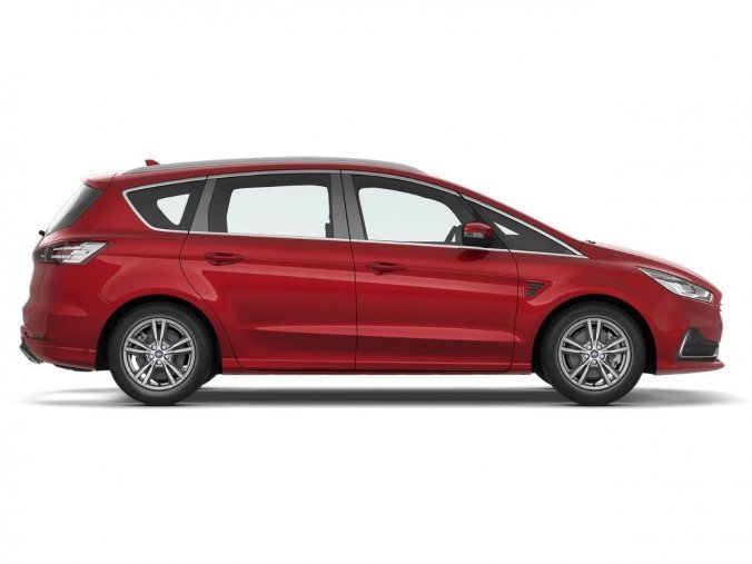 Ford S-MAX, hatchback, TITANIUM 5D 2,0 EcoBlue 140 kW / 190 k 8st. automatická, barva červená