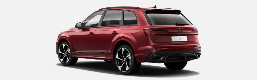 Audi Q7, Q7 S line 50 TDI quattro, barva červená