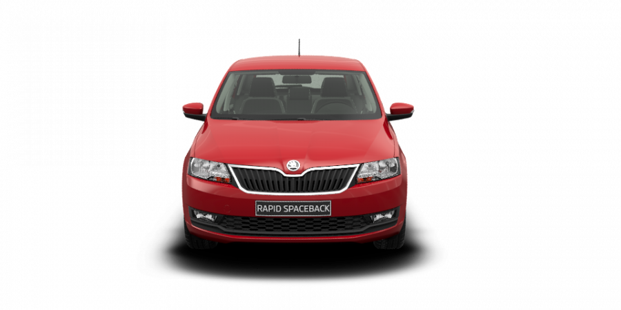 Škoda Rapid, 1,0 TSI 70 kW 5-stup. mech., barva červená