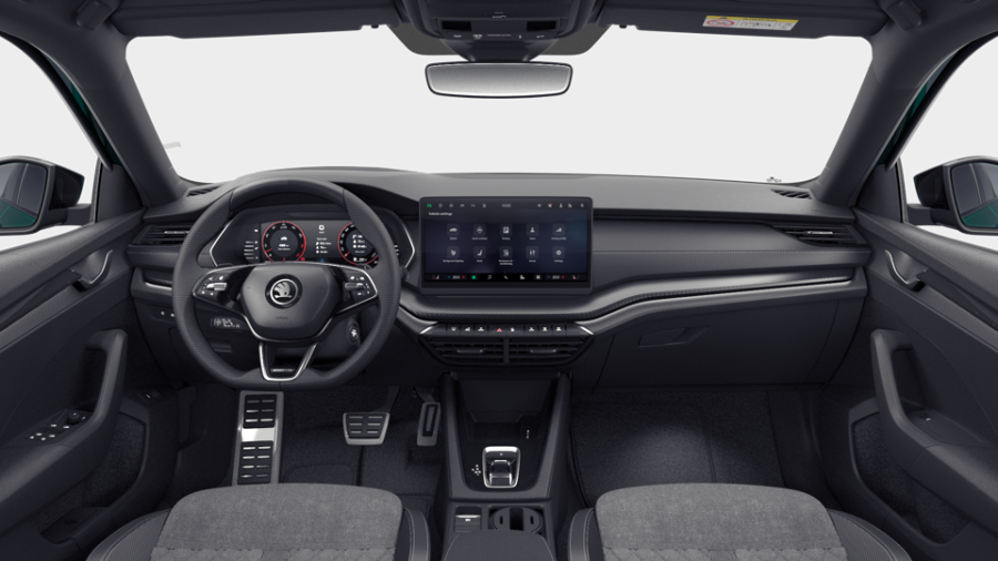 Škoda Octavia, 1,5 TSI m-HEV 110 kW 7° automatická DSG, barva zelená