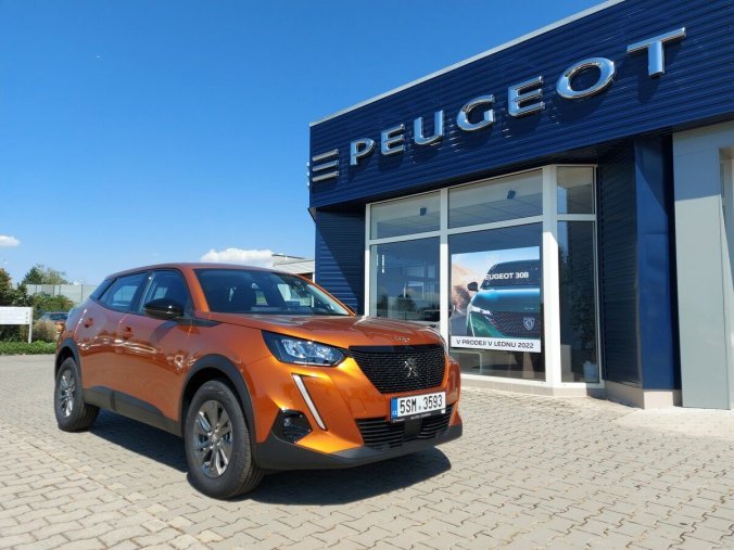 Peugeot 2008, ACTIVE PACK 1,2 PureTech 100k, barva oranžová