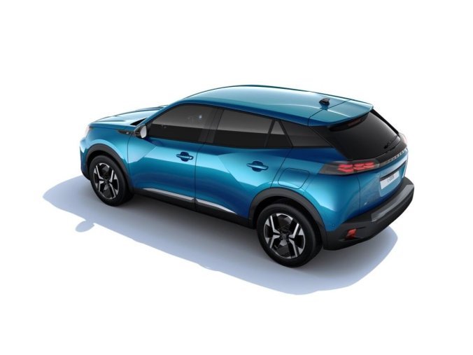 Peugeot 2008, Peugeot 2008 ALLURE Elektromotor 115 kW / 156 k (Baterie 54 kWh), barva modrá