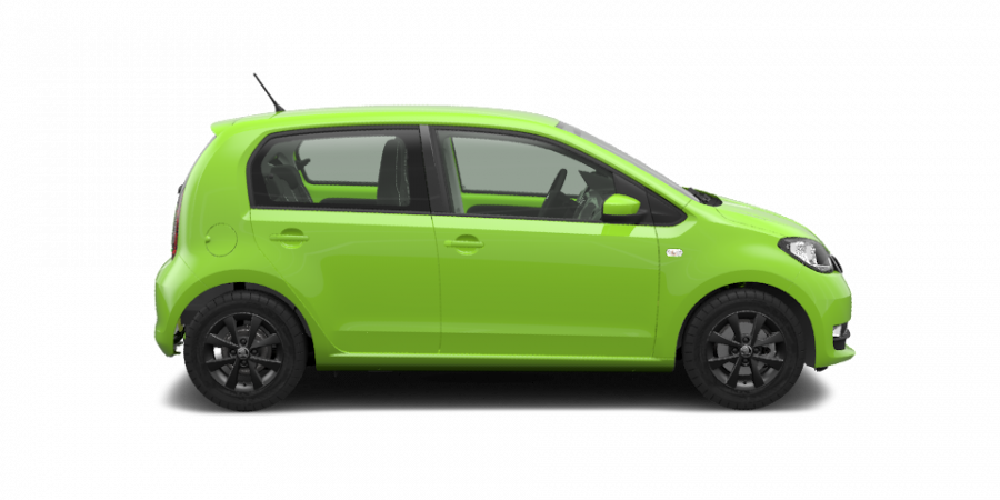 Škoda Citigo, 1,0 MPI 44 kW 5-stup. mech., barva zelená