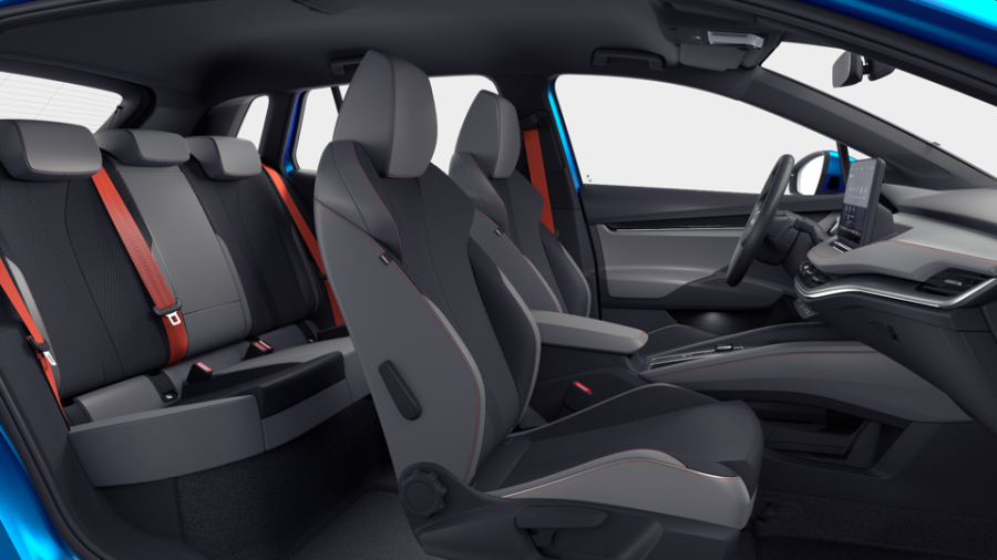 Škoda Elroq, 63 kWh 1° převodovka, barva modrá