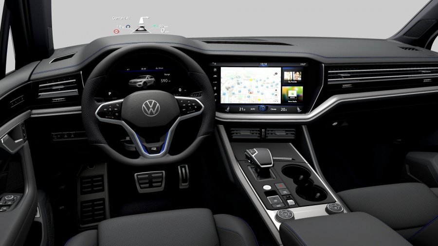 Volkswagen Touareg, Touareg R 3,0 eHybrid 4M 340 kW, barva modrá