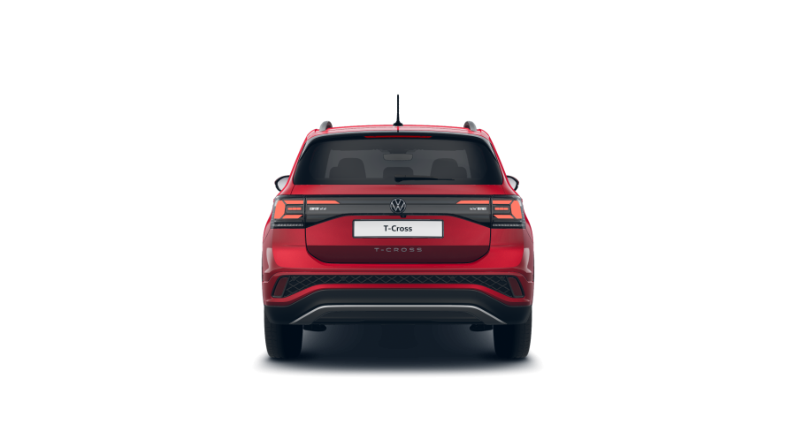 Volkswagen T-Cross, T-Cross R-Line 1.0 TSI 85 kW 7DSG, barva červená