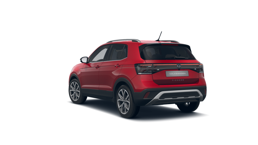 Volkswagen T-Cross, T-Cross Style 1.0 TSI 85 kW 7DSG, barva červená