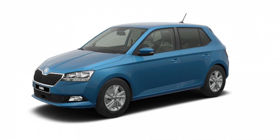 Škoda Fabia, 1,0 TSI 81 kW 6-stup. mech., barva modrá