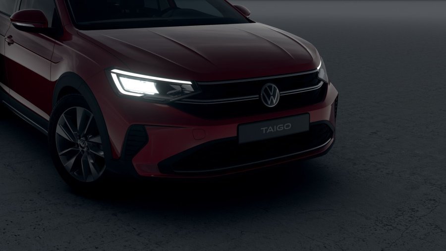 Volkswagen Taigo, Taigo People 1,0 TSI 85kW 7DSG, barva červená