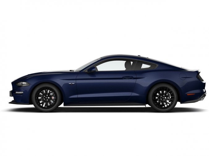 Ford Mustang, liftback, MUSTANG V8 GT Fastback 5,0 GT 330 kW / 449 k, barva modrá